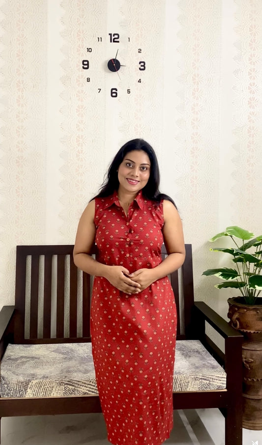 Floral Eve Cotton Dress